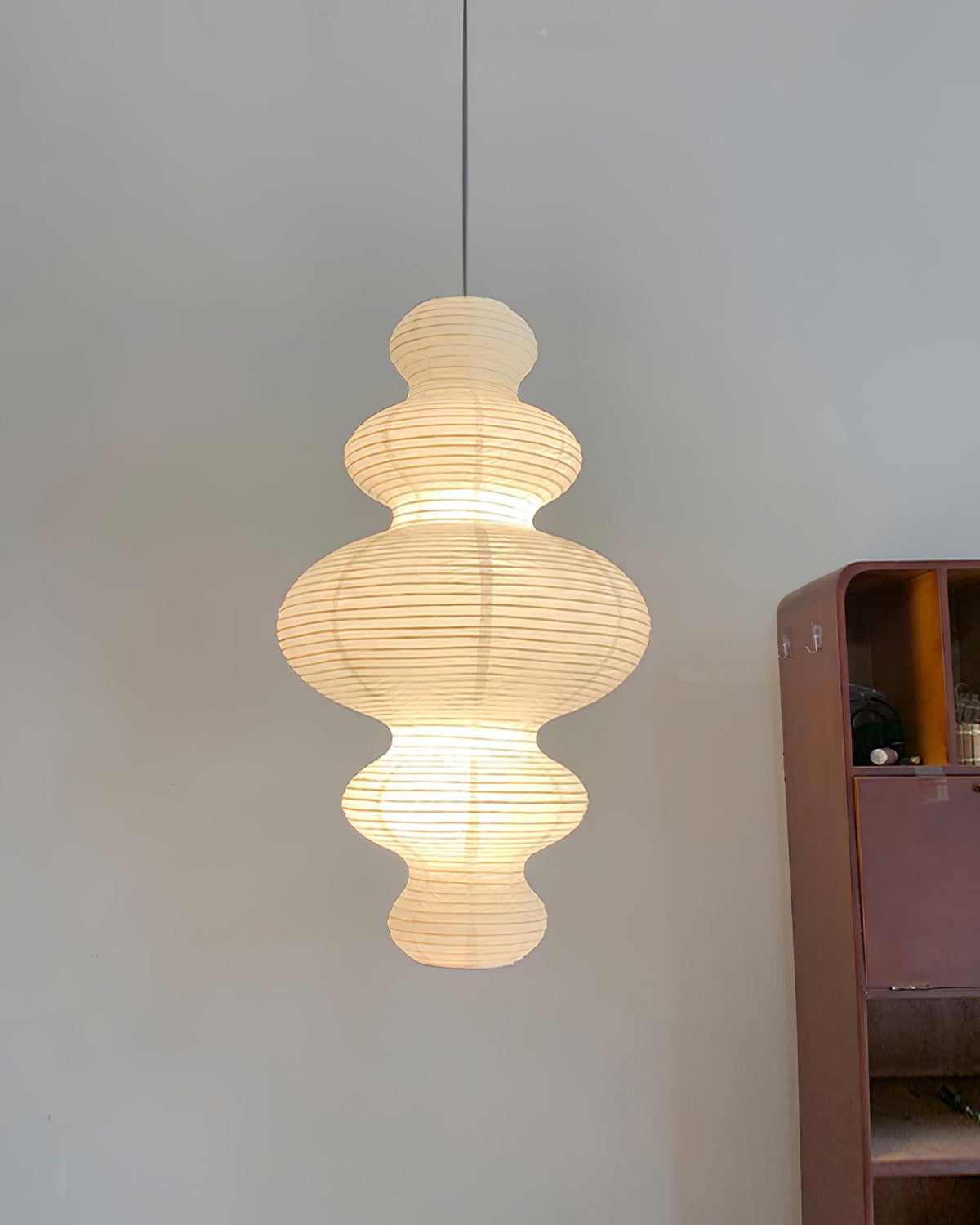 Akari Juni Pendant Lamp-Neutral Decor