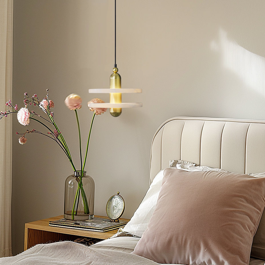 Alabaster Planes Pendant Lamp-Neutral Decor
