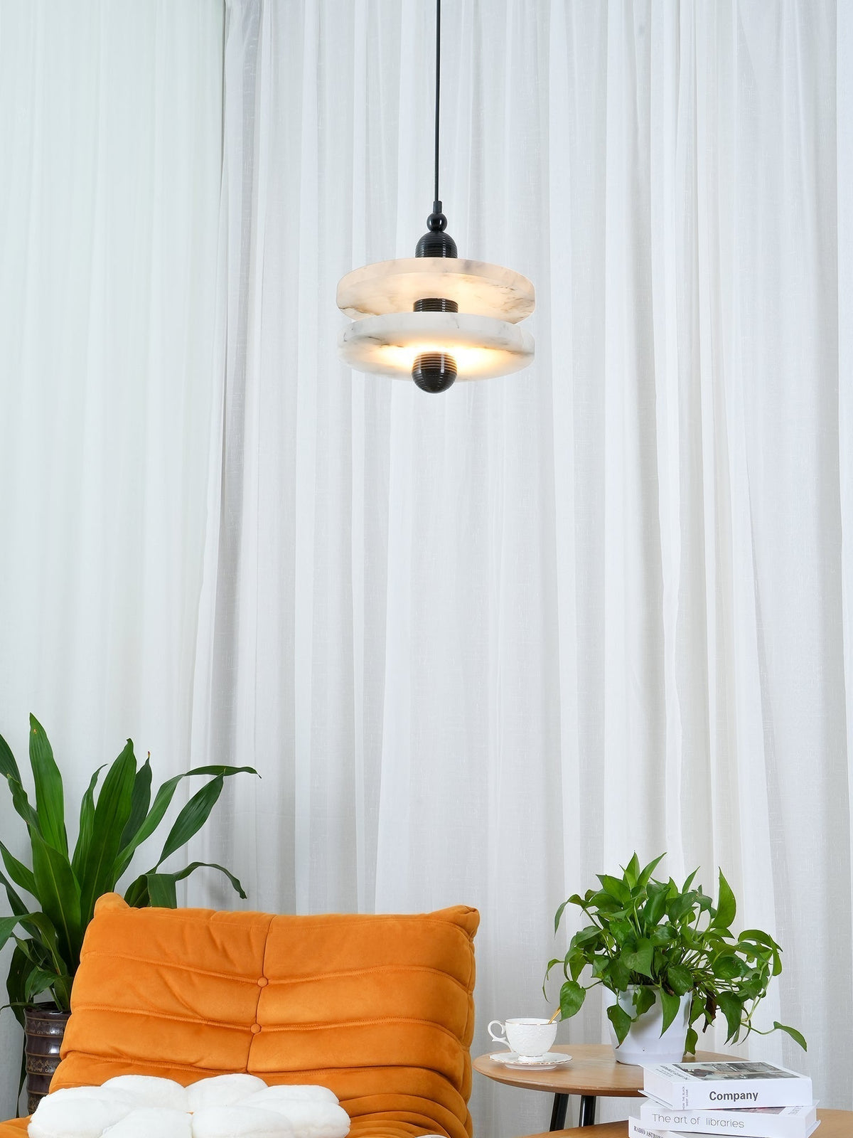 Alabaster Planes Pendant Lamp-Neutral Decor