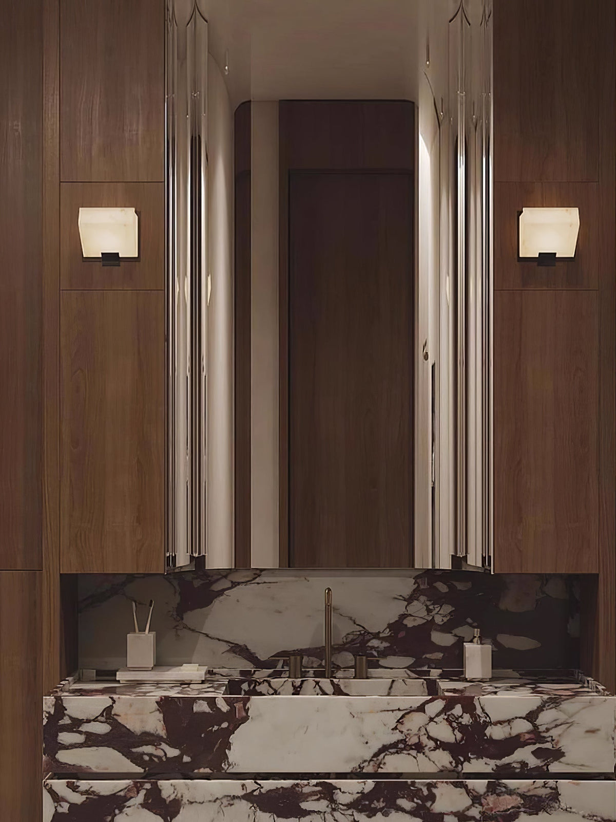 Lirove Alabaster Wall Lamp-Cielum