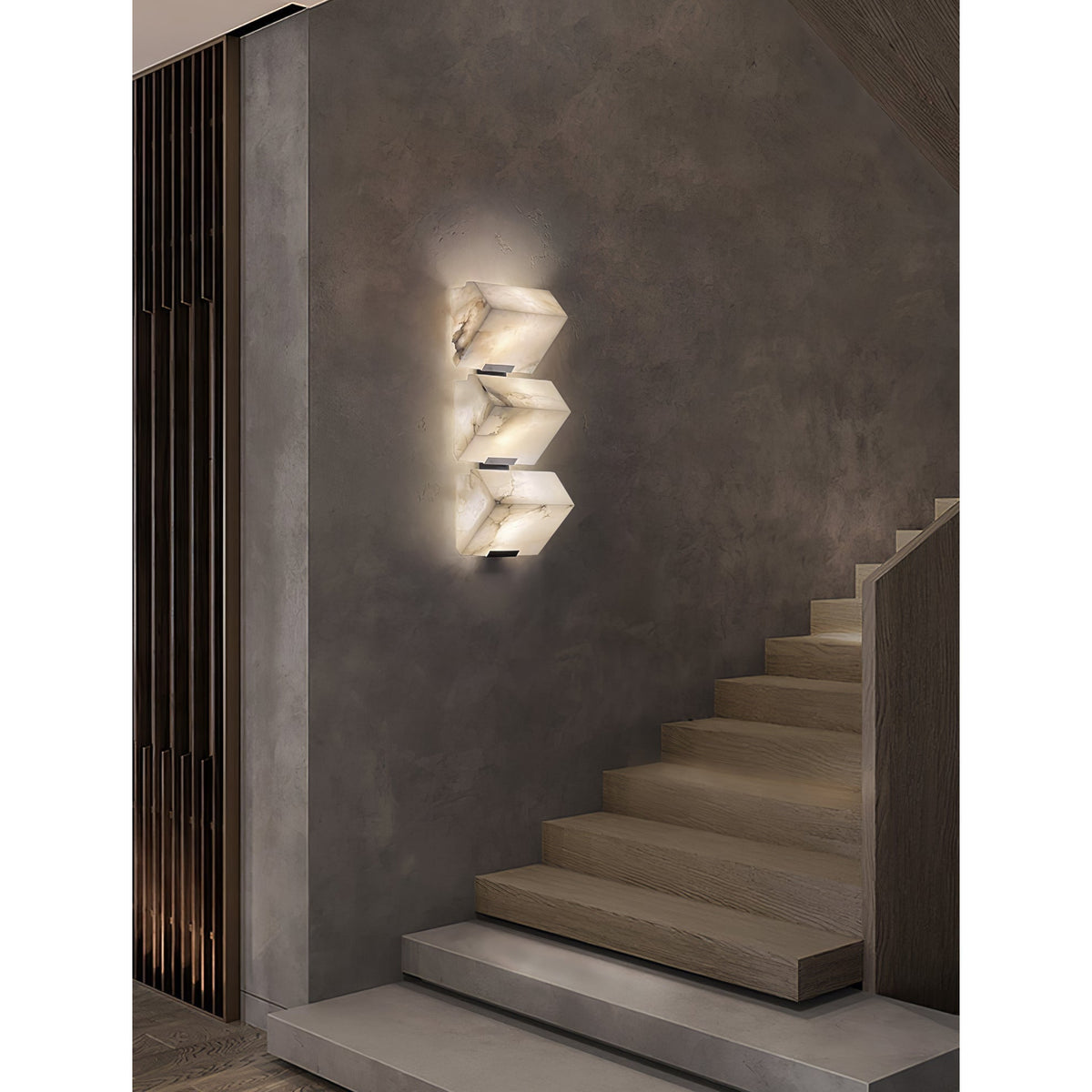 Merivar Applique Murale Albâtre Escalier Salon-Cielum