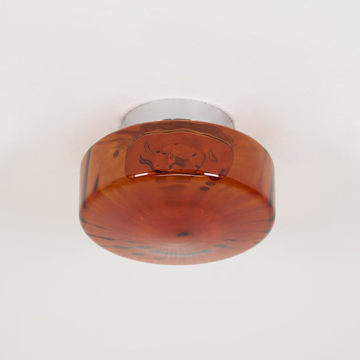 June Plafonnier Ambre Verre