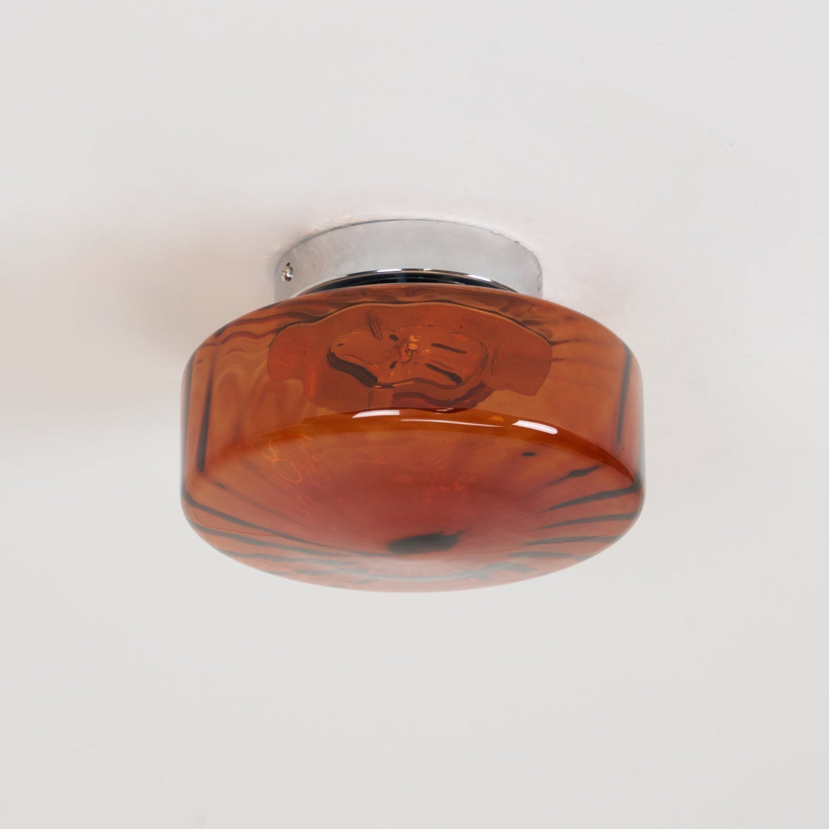 June Plafonnier Ambre Verre