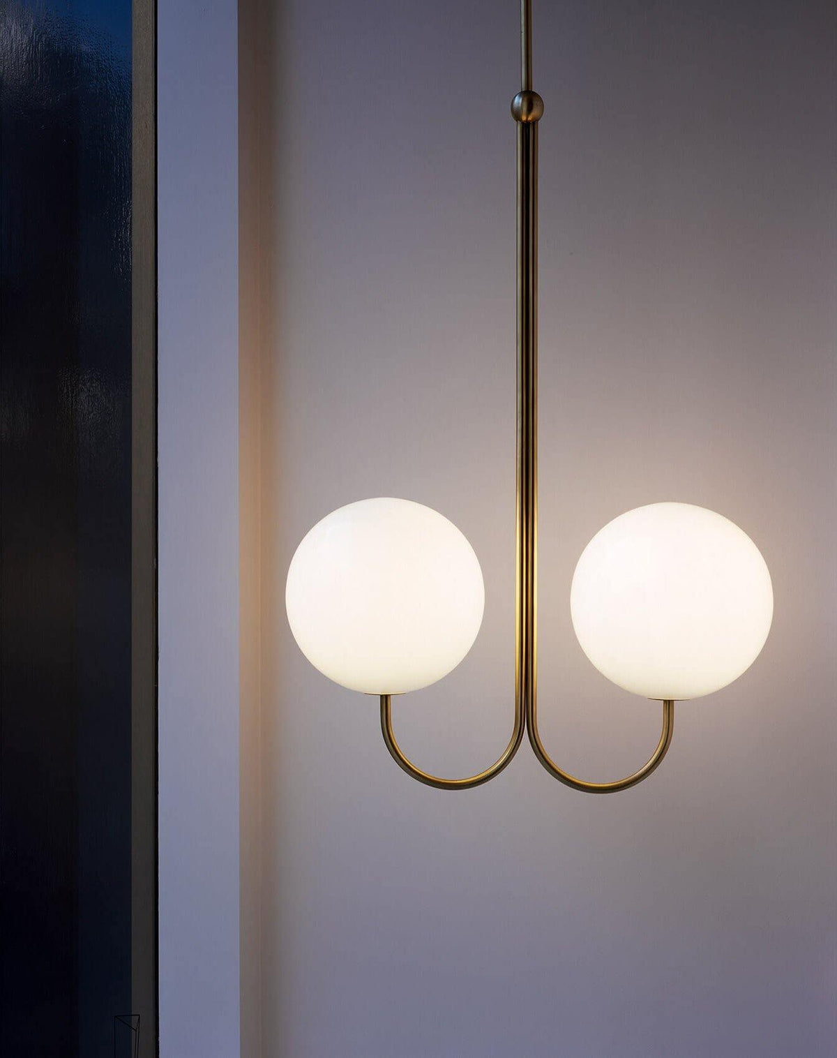 Sostor Suspension Élégante en Métal et Verre-Cielum