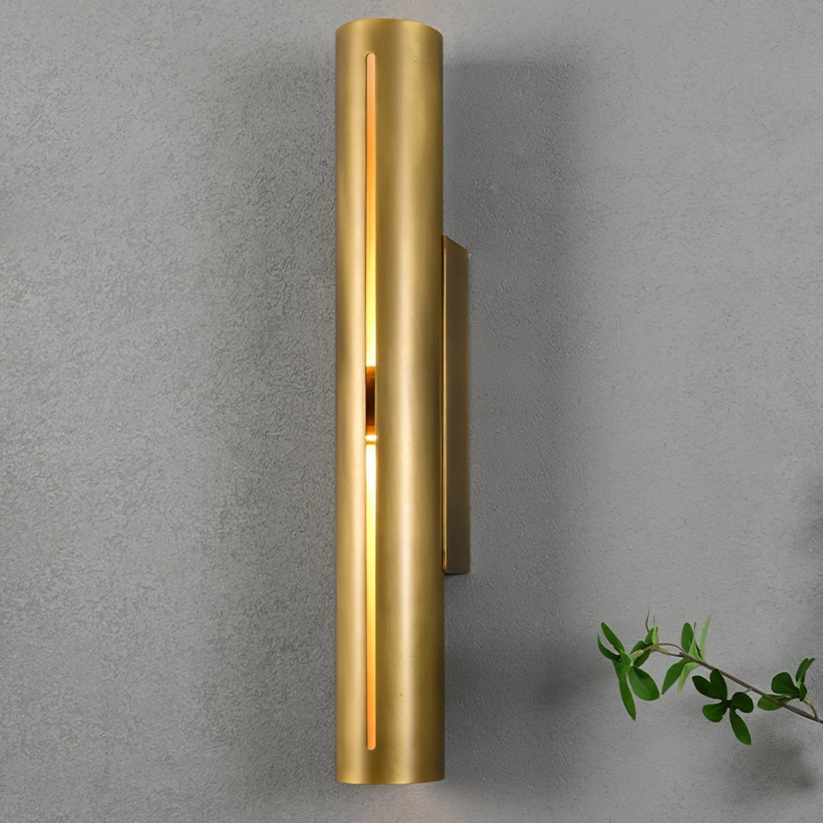 Revely Applique Murale Cylindre Laiton Minimaliste Moderne-Cielum