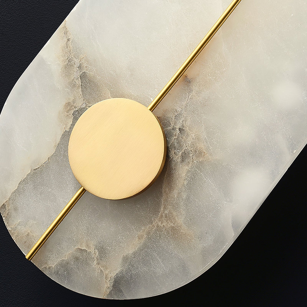 Eldivar Moderne Minimaliste Albâtre Applique Murale-Cielum