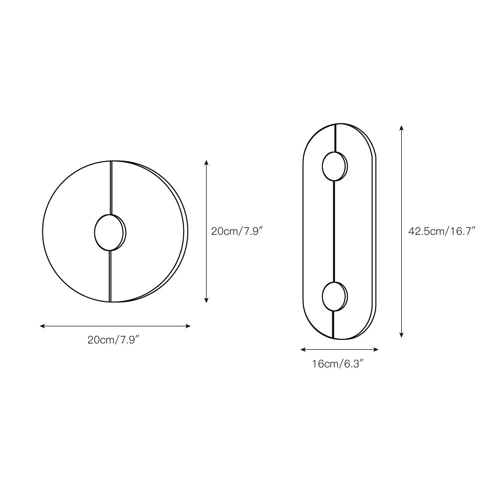 Eldivar Moderne Minimaliste Albâtre Applique Murale-Cielum