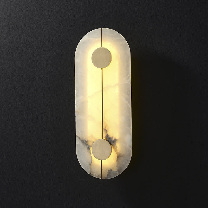 Eldivar Moderne Minimaliste Albâtre Applique Murale-Cielum