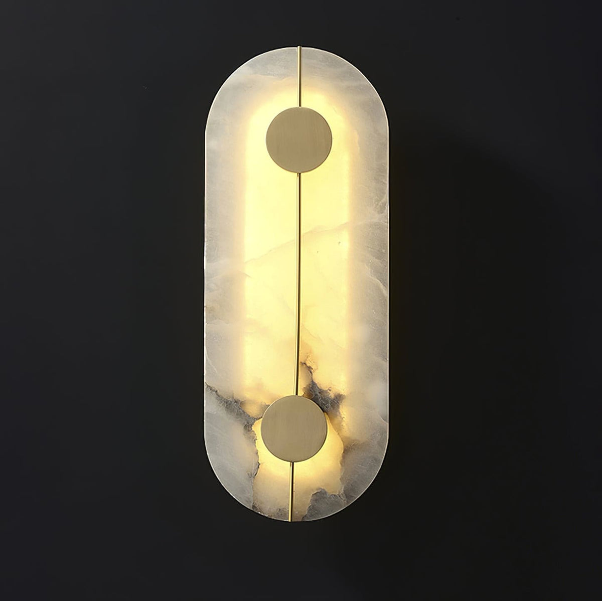 Artistic Wall Lamp Dolomite Copper Retro Flair-Neutral Decor