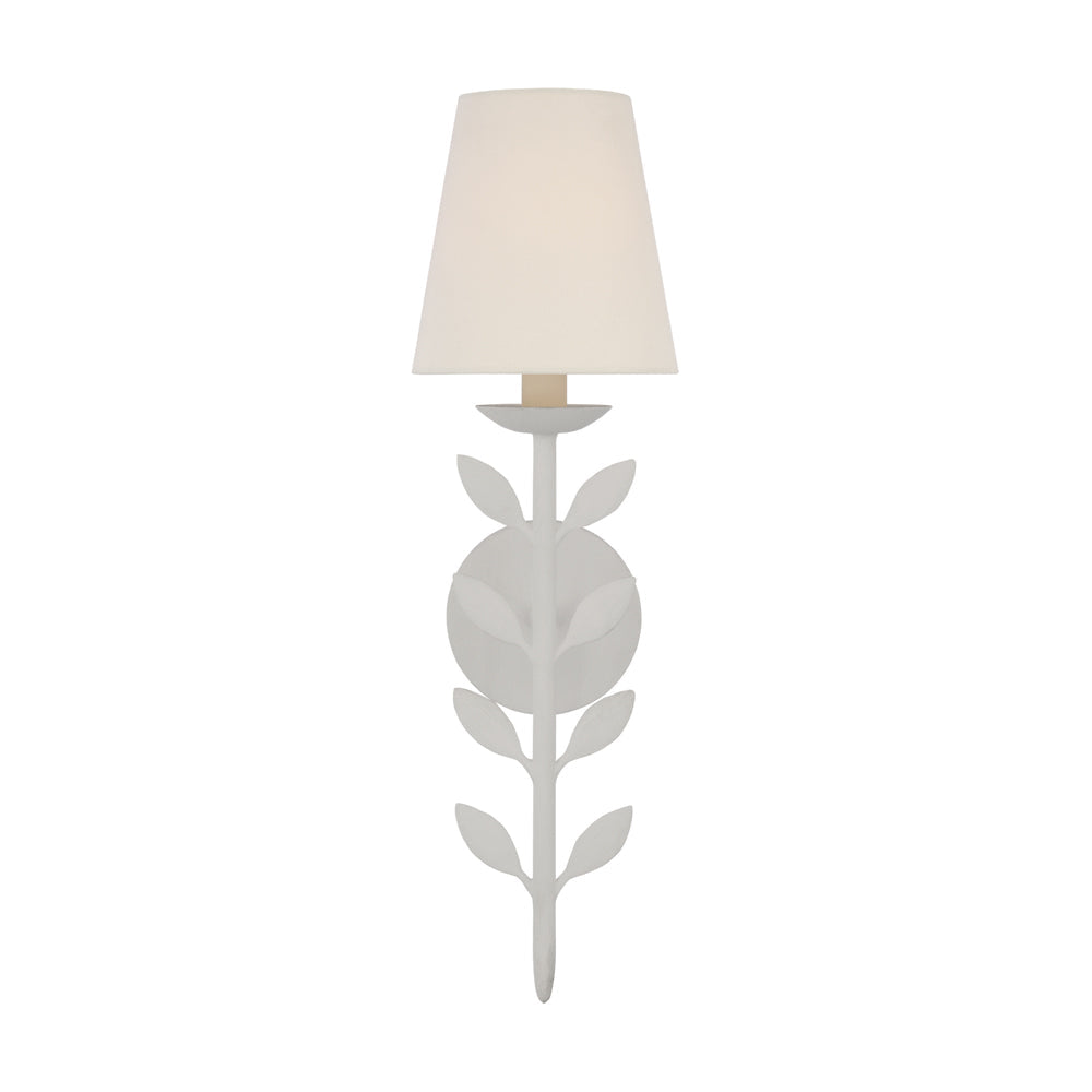 Evoque Gold Leaf Wall Sconce-Neutral Decor