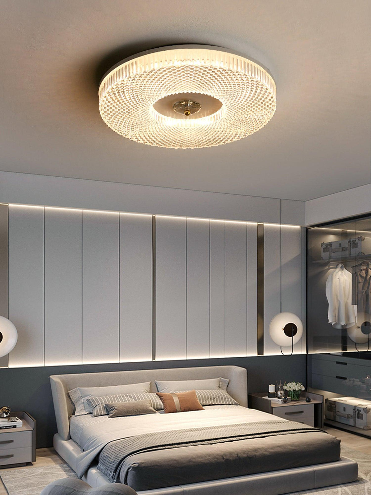 Arixo Plafonnier LED Encastré en Acrylique-Cielum