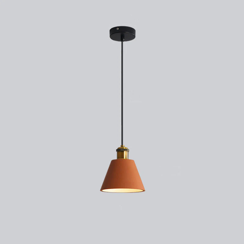 Astel Luminaires Suspension Nordique Blanc/Orange/Noir/Gris. Salon-Cielum
