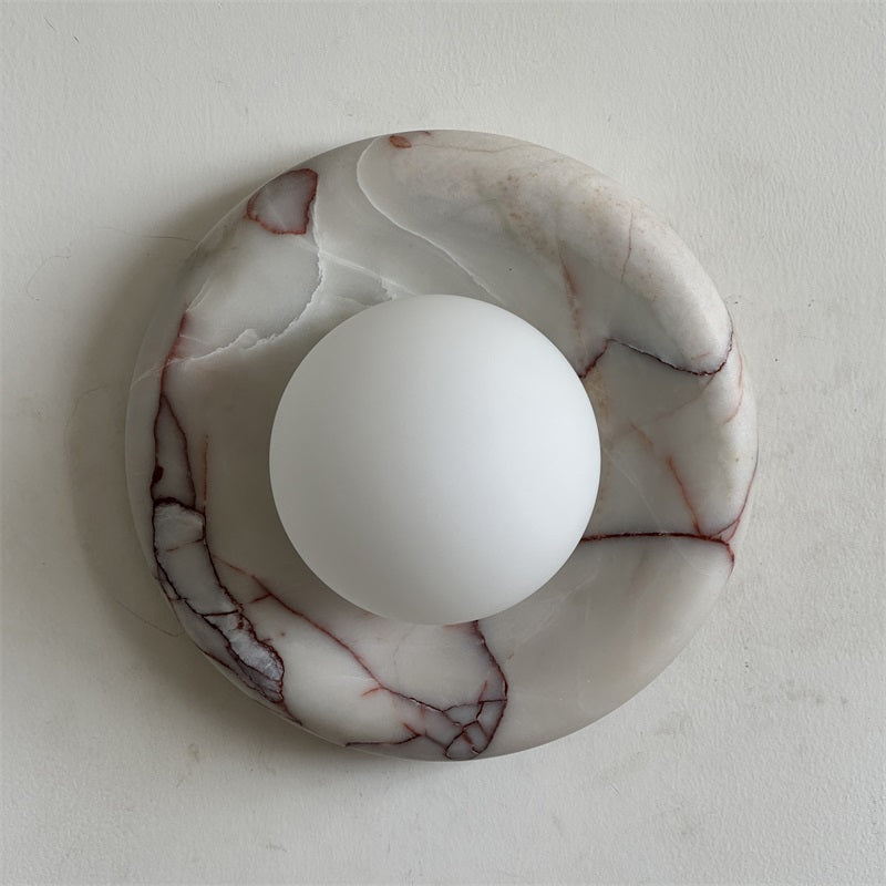 Viroxel Applique Murale en Marbre Rouge Nordique Premium-Cielum