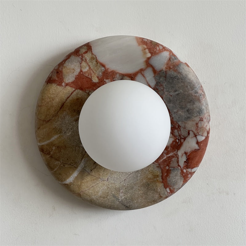 Viroxel Applique Murale en Marbre Rouge Nordique Premium-Cielum