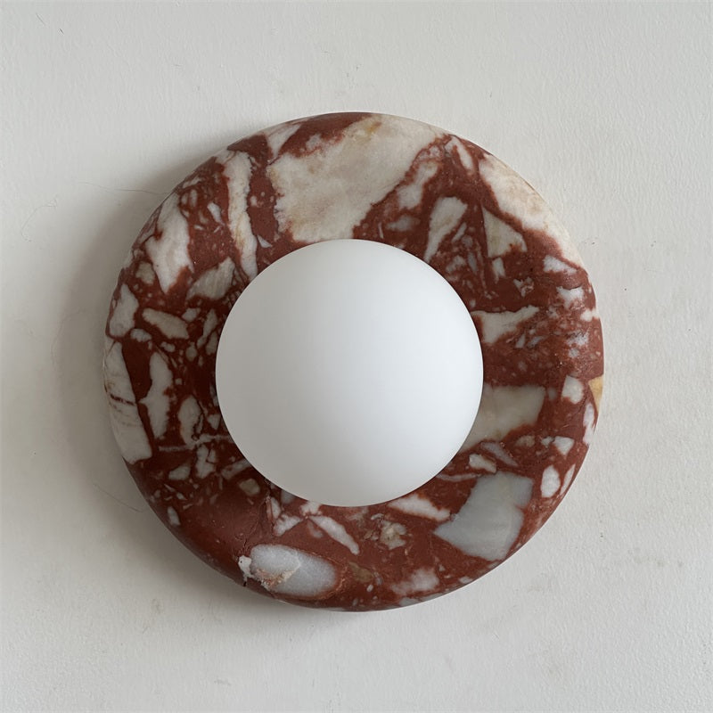 Viroxel Applique Murale en Marbre Rouge Nordique Premium-Cielum