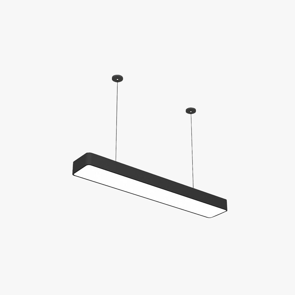Vorel Moderne Suspension Rectangulaire Noire-Cielum