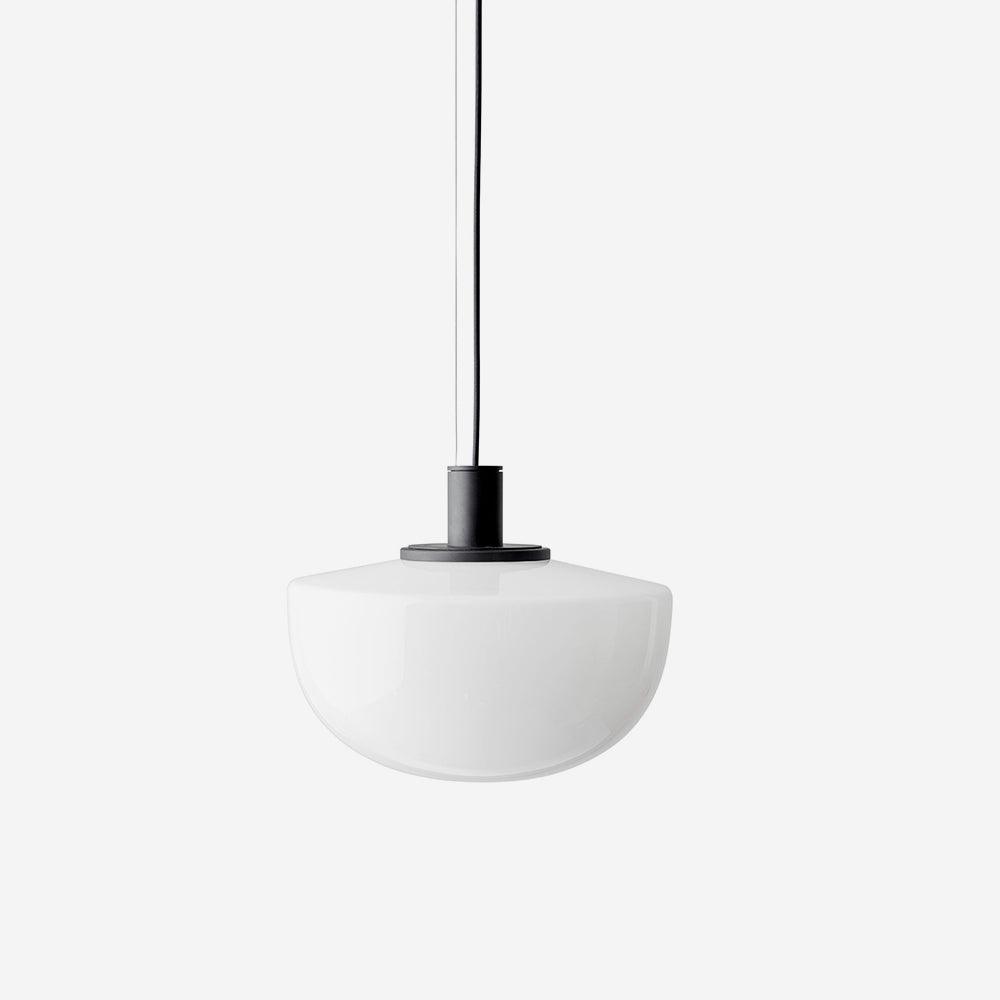 Pendant Lamp Glass Dome Metal Mount Minimalist Relax-Neutral Decor