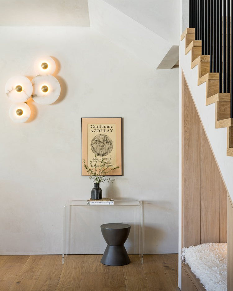Slender Wall Lamp Alabaster Modern Minimalist-Neutral Decor