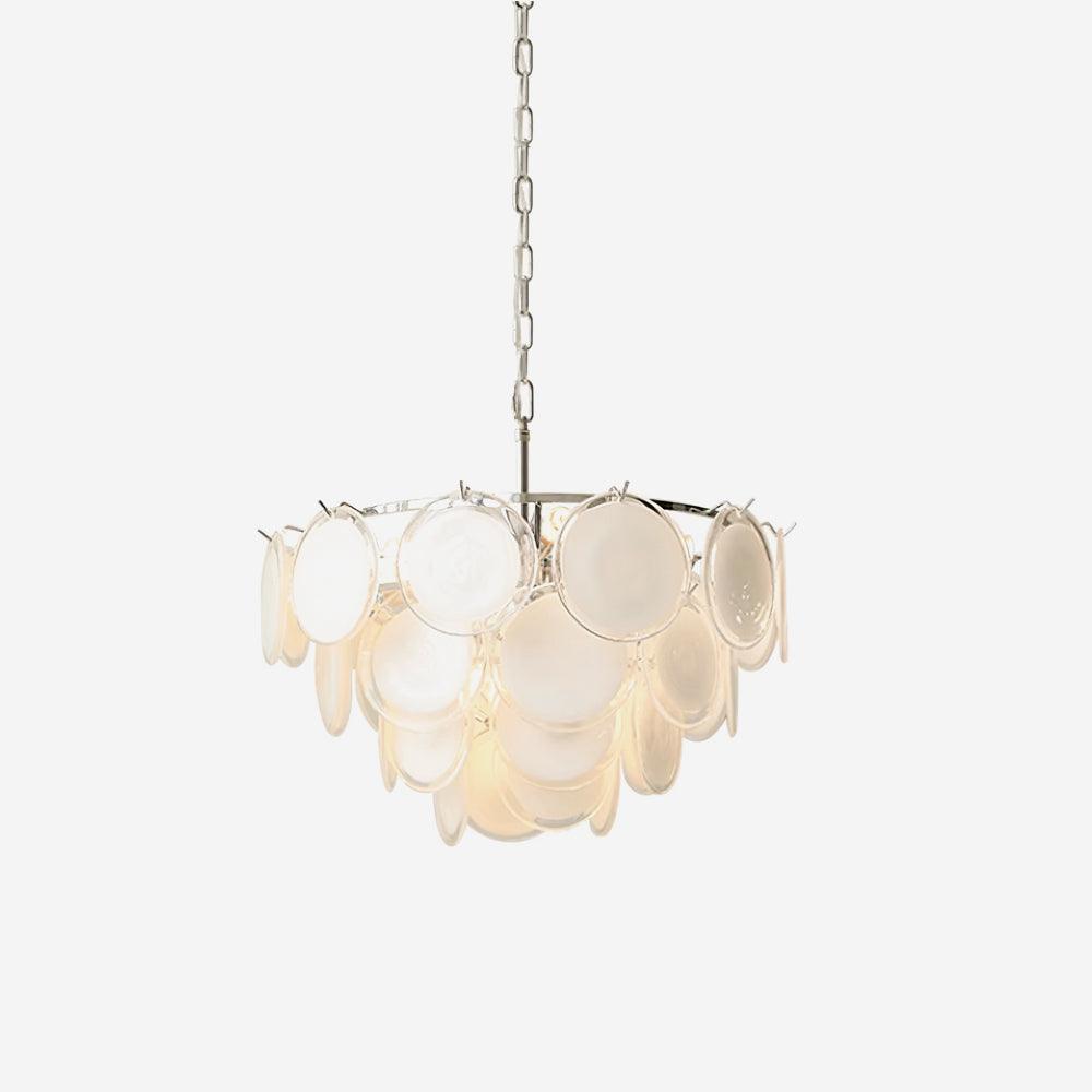 Kor Lustre en Verre Chrome Élégant-Cielum