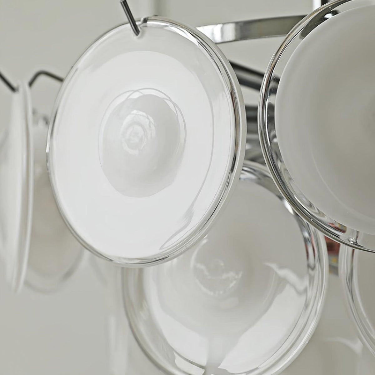 Kor Lustre en Verre Chrome Élégant-Cielum