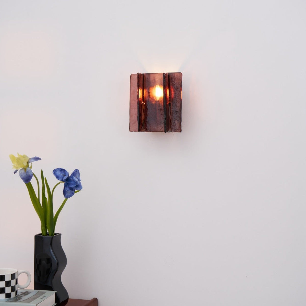 Kixi Lampe Murale Artistique en Verre Élégante-Cielum