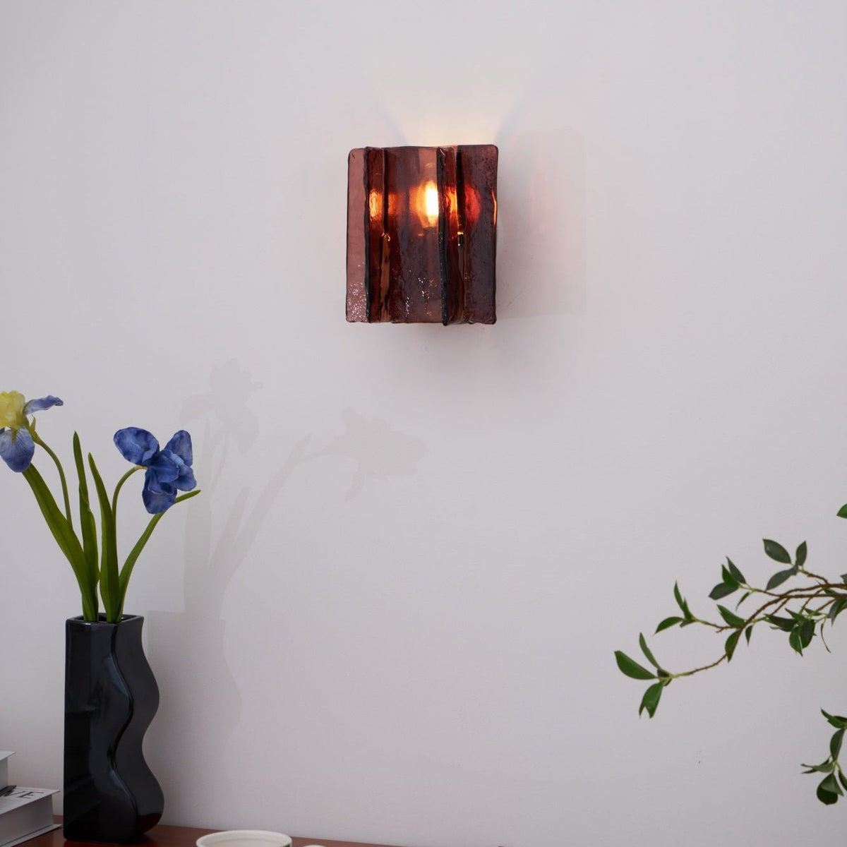 Kixi Lampe Murale Artistique en Verre Élégante-Cielum