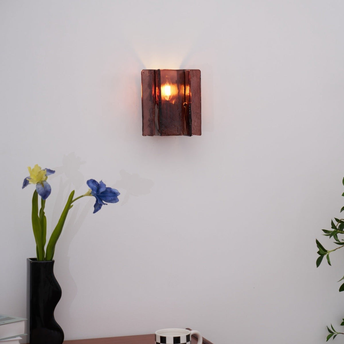Kixi Lampe Murale Artistique en Verre Élégante-Cielum