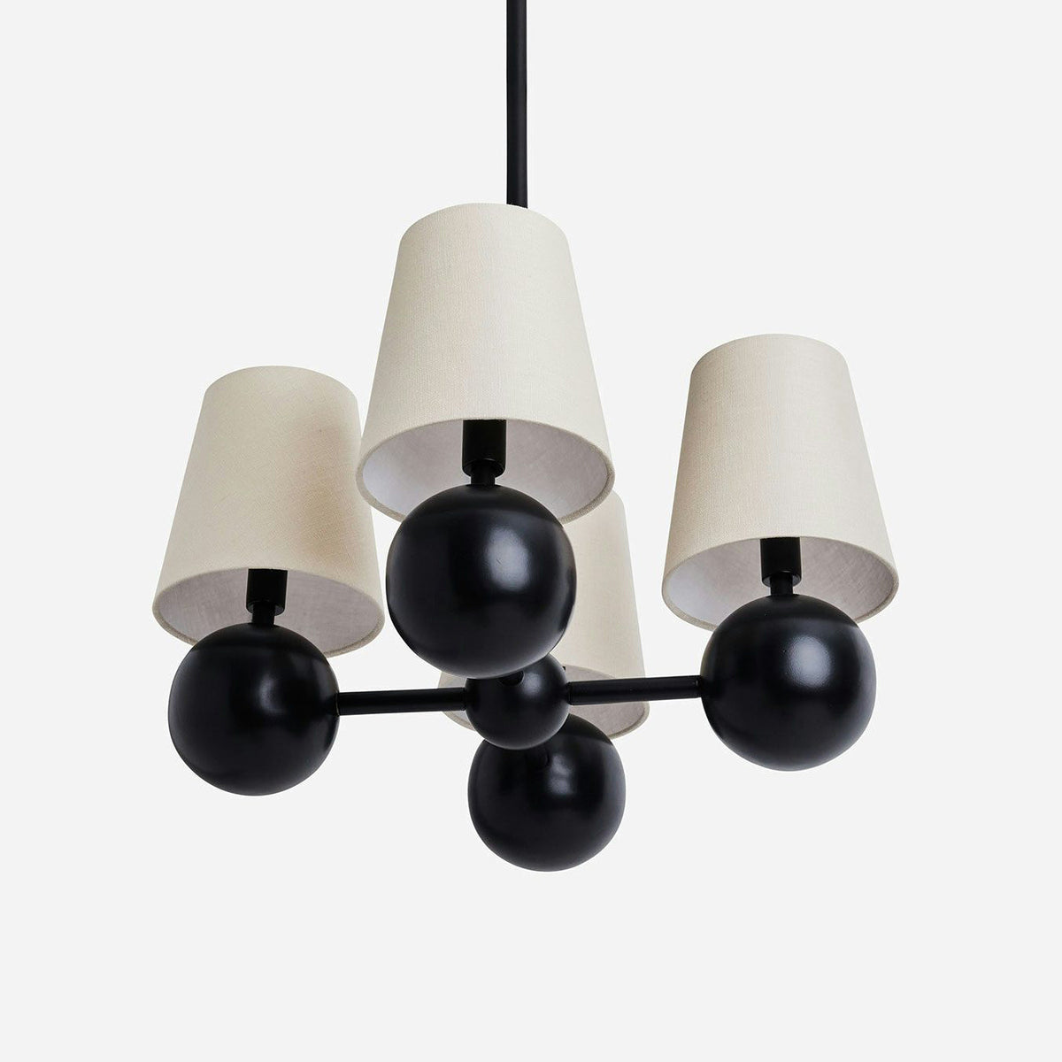 Aevuvyj Prime Élégance Laiton Tissu Métal Lustre