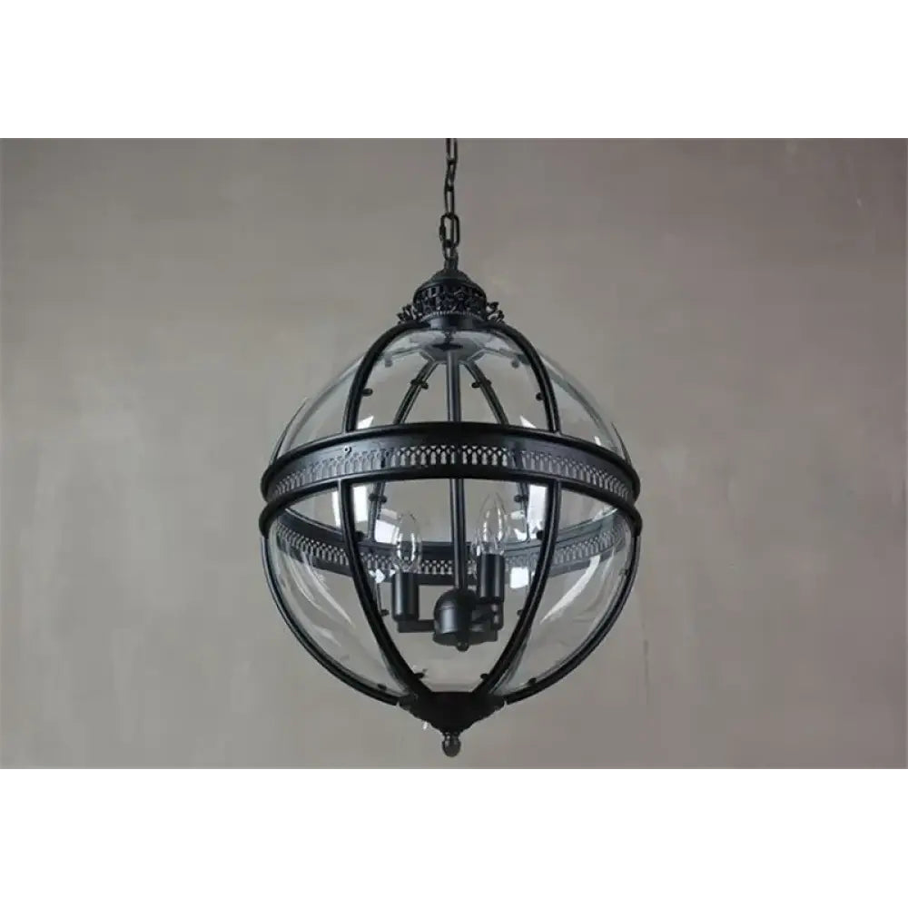 Vironar Ancien Industriel Métal Verre Suspension-Cielum