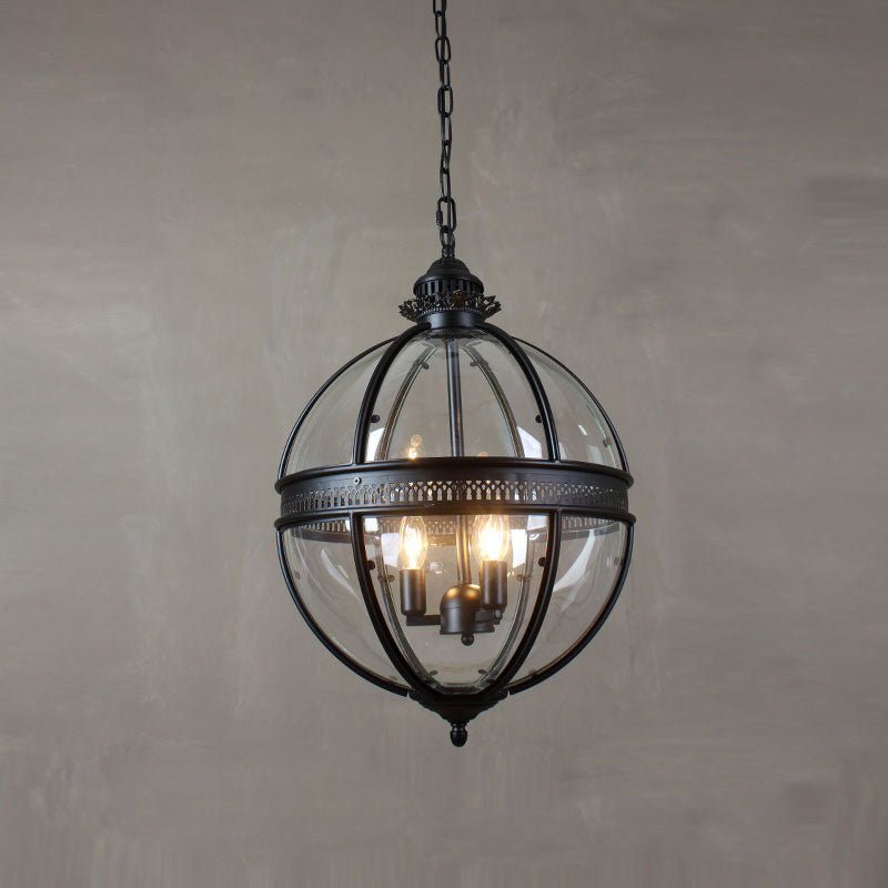 Vironar Ancien Industriel Métal Verre Suspension-Cielum
