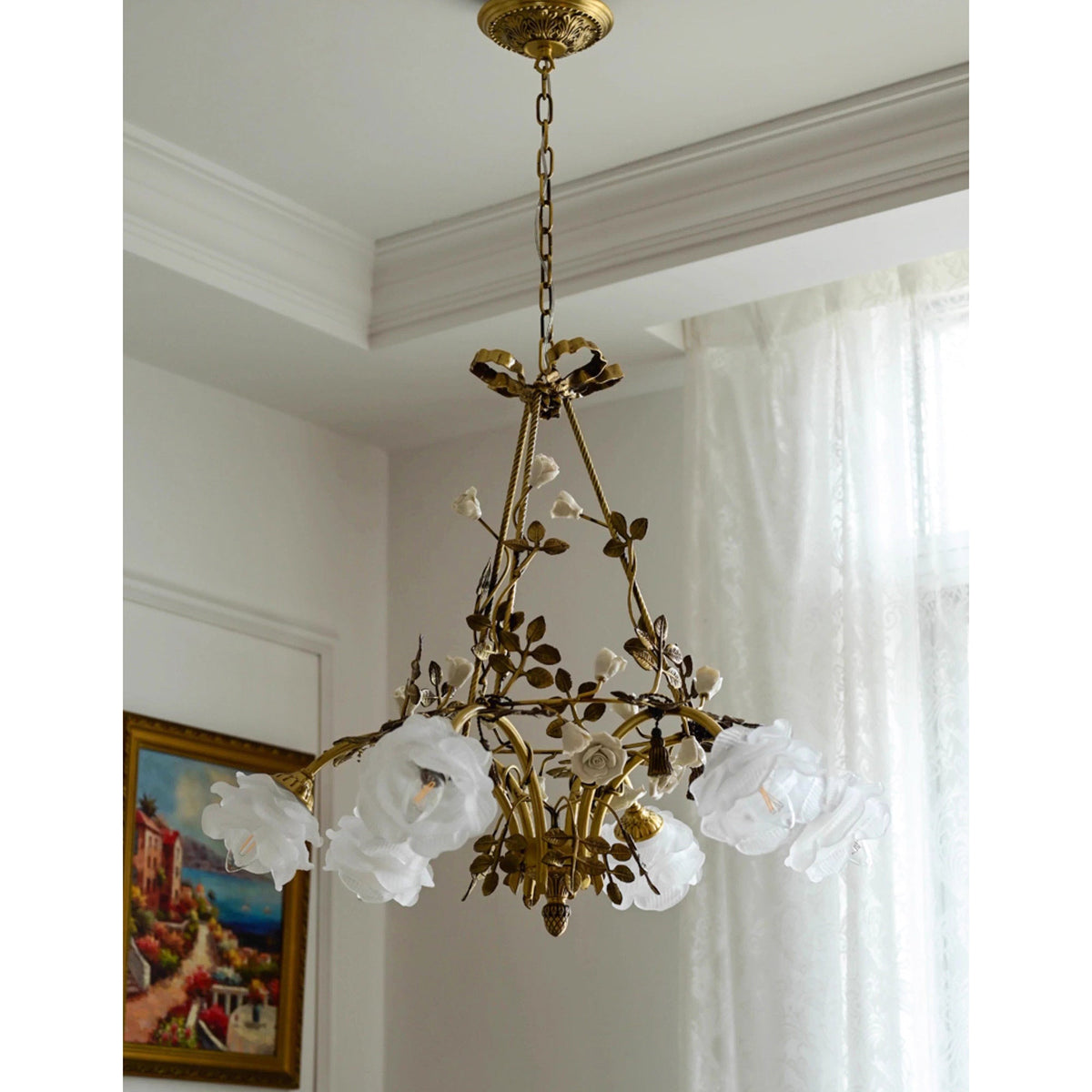 Caleira Lustre Rose