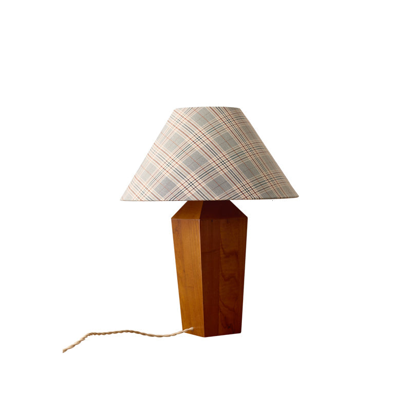 Lifestyle image of the Cabin Table Lamp enhancing a rustic decor.