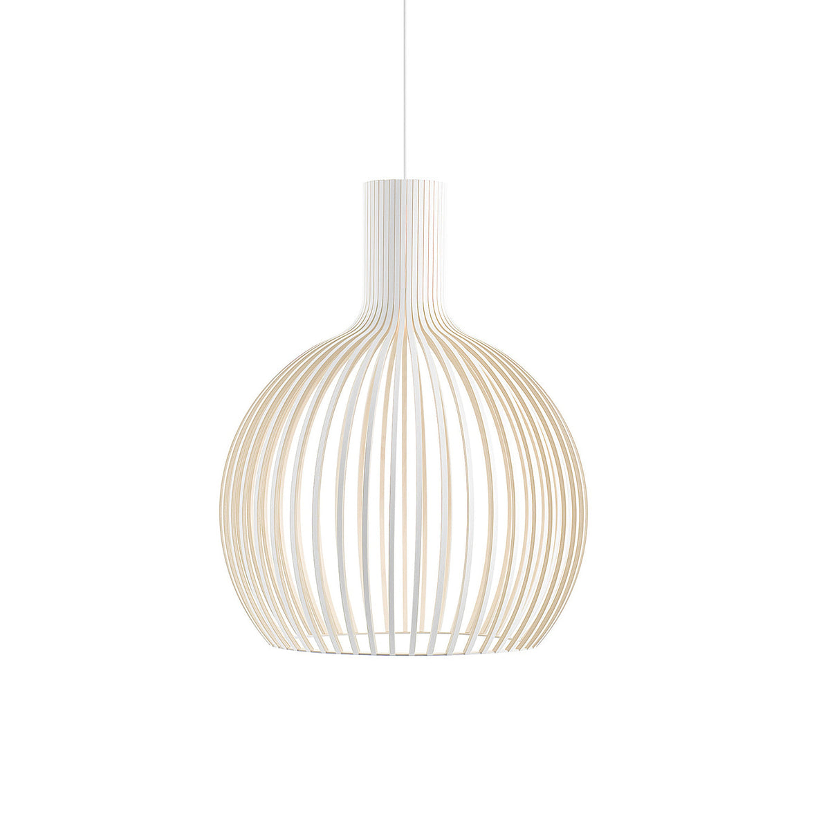 Tevenoxel Cage Lampe Suspendue Sculpturale à Cadre Ouvert en Bouleau-Cielum