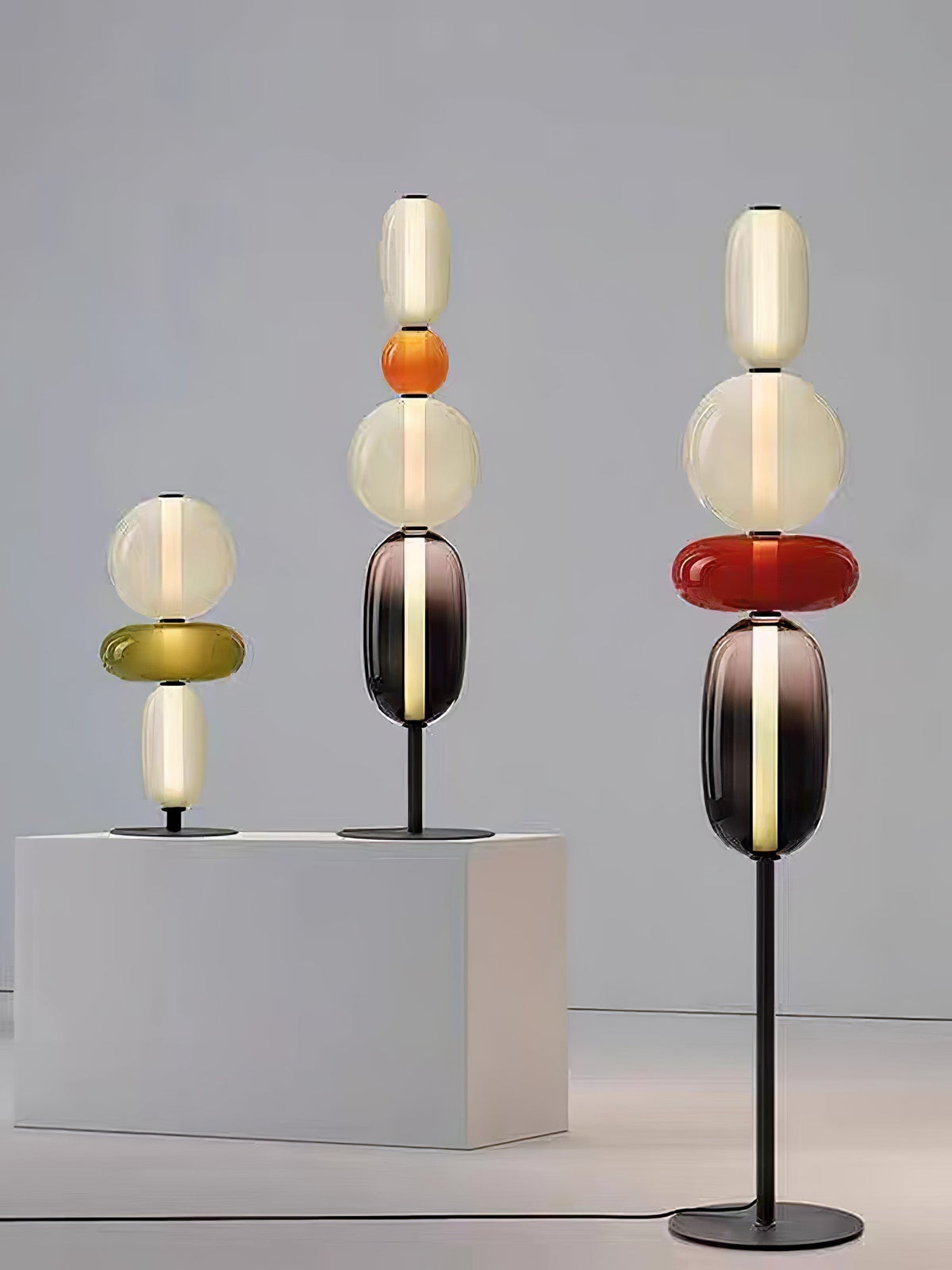 Velarelle Lampadaire Verre Candiedplayful
