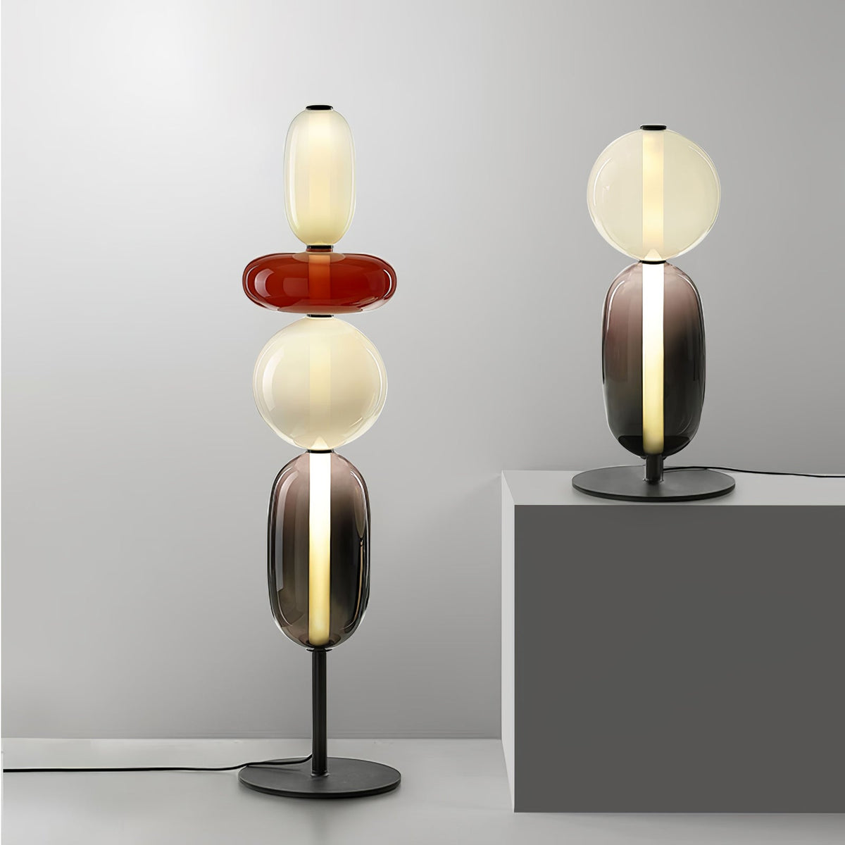 Velarelle Lampadaire Verre Candiedplayful