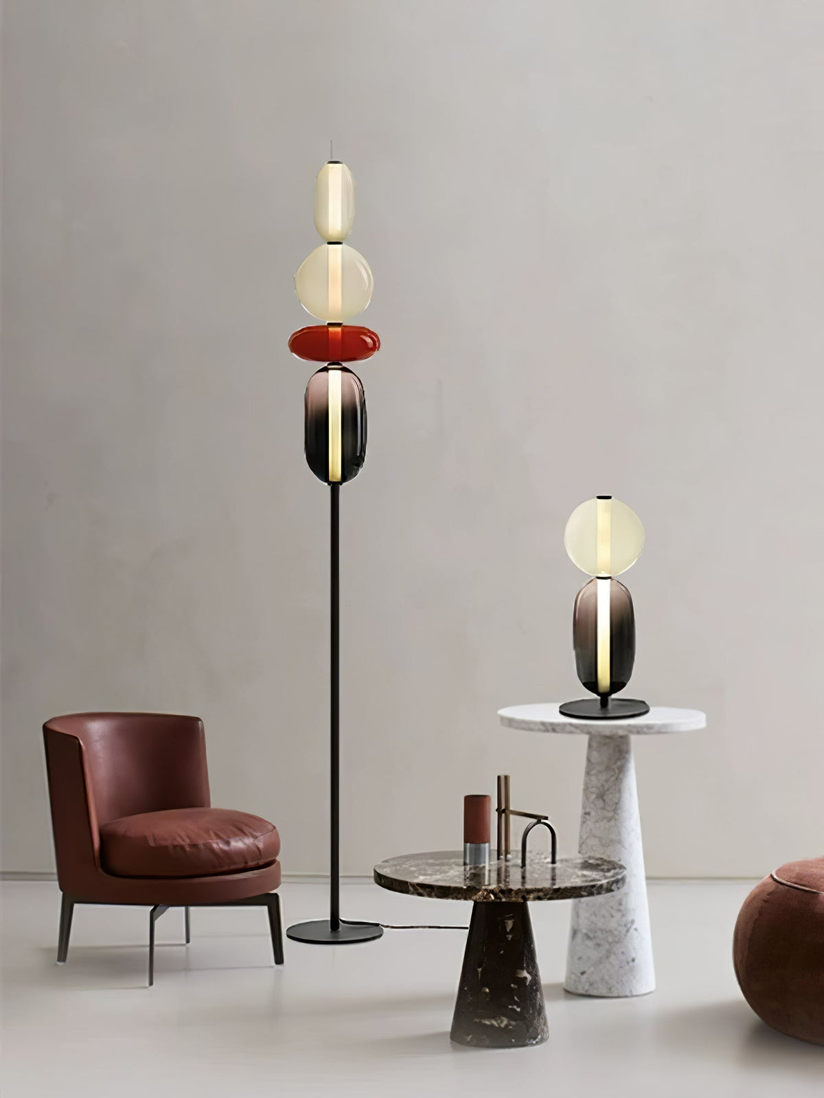 Velarelle Lampadaire Verre Candiedplayful