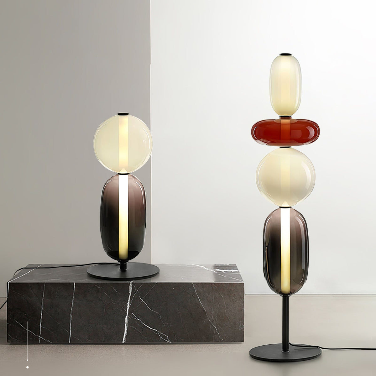 Velarelle Lampadaire Verre Candiedplayful