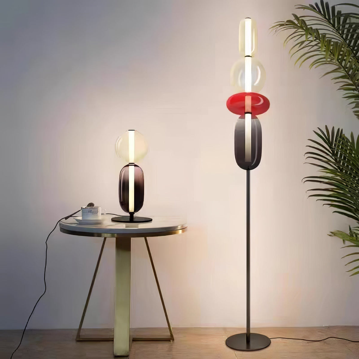 Velarelle Lampadaire Verre Candiedplayful