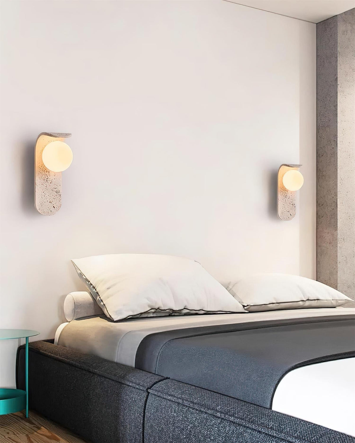 Dostelix Applique Murale Minimaliste en Travertin-Cielum
