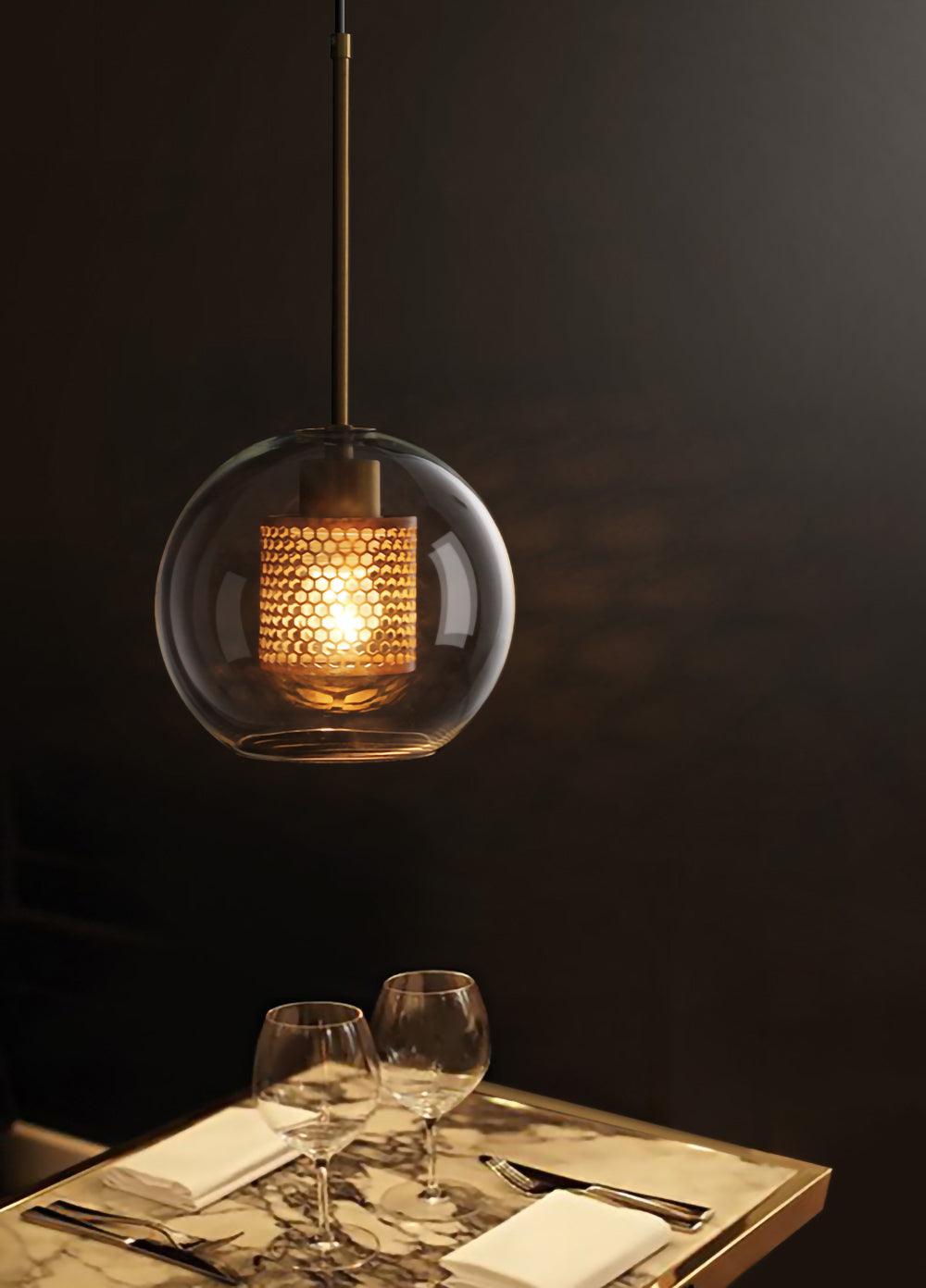 Kocor Suspension en Verre Chiswick pour Salon-Cielum