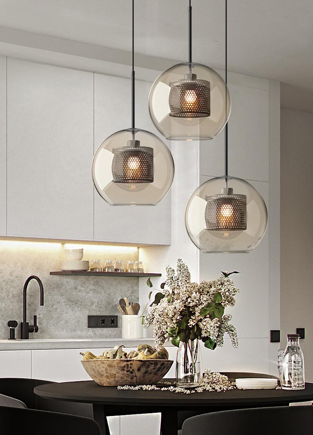 Kocor Suspension en Verre Chiswick pour Salon-Cielum
