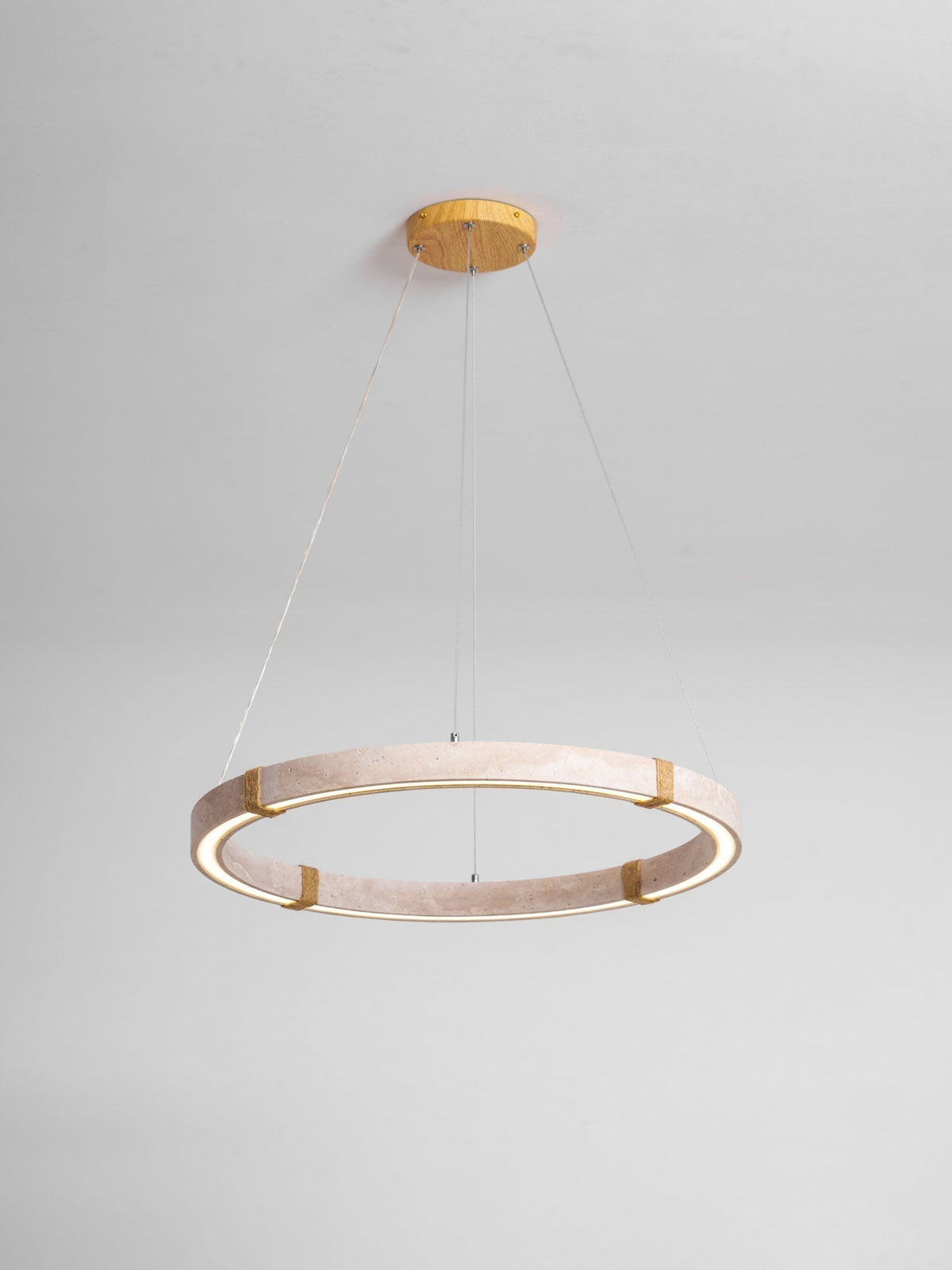 Arixo Lustre Minimaliste en Travertin-Cielum