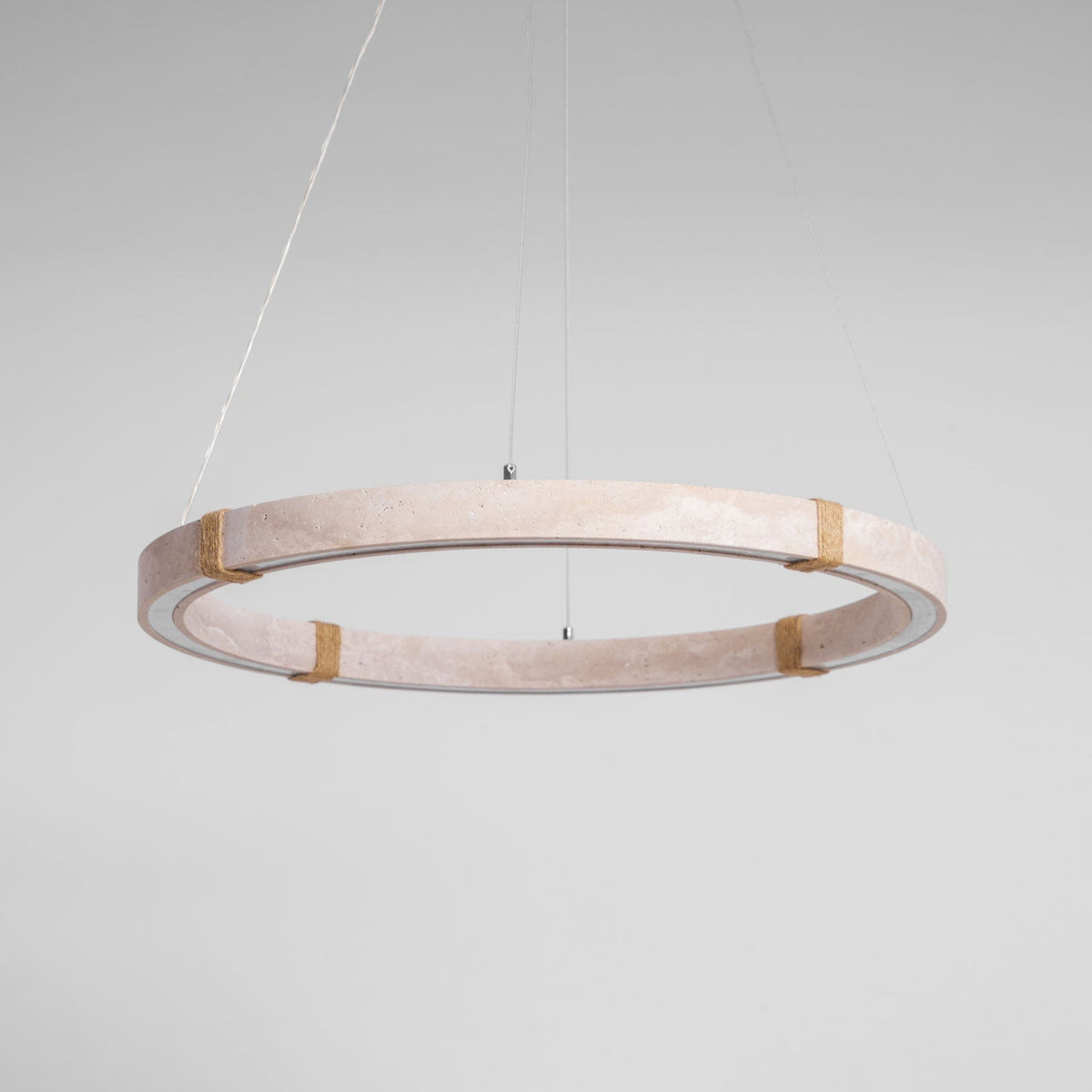 Arixo Lustre Minimaliste en Travertin-Cielum