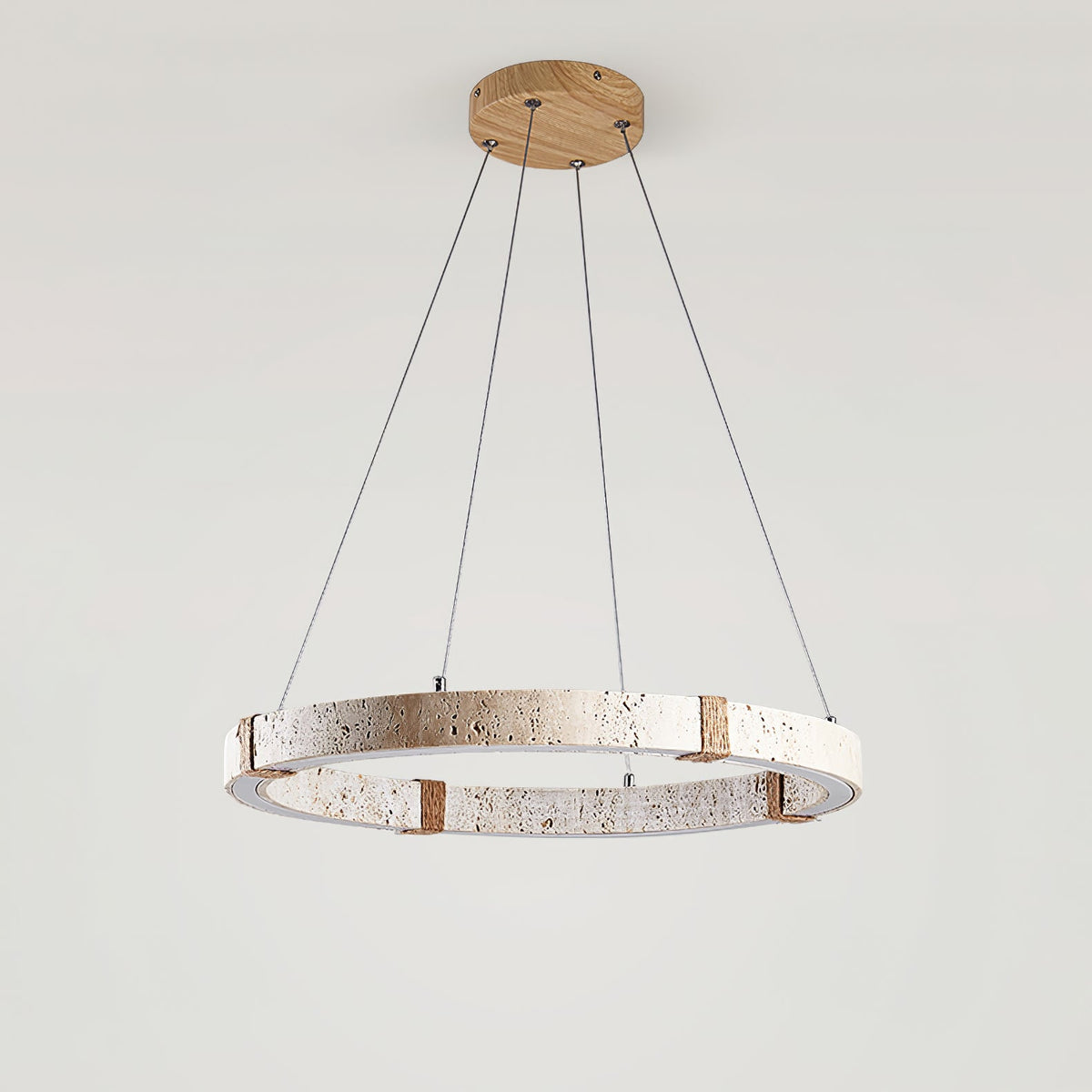 Arixo Lustre Minimaliste en Travertin-Cielum