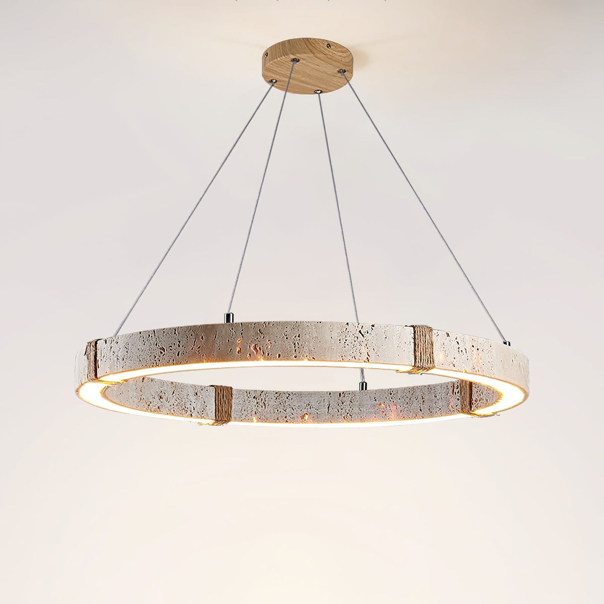 Arixo Lustre Minimaliste en Travertin-Cielum