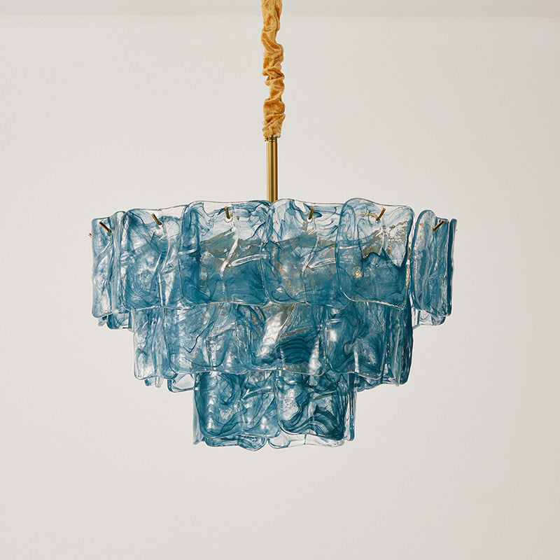 Ambelia Lustre en Verre à Étagères
