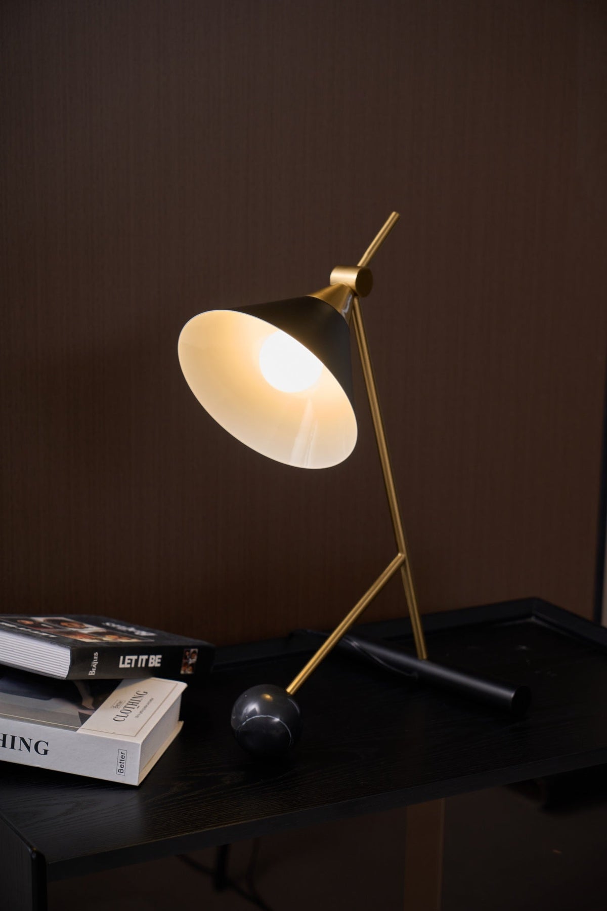 Avelo Géométrique en Marbre pour Lampe de Table