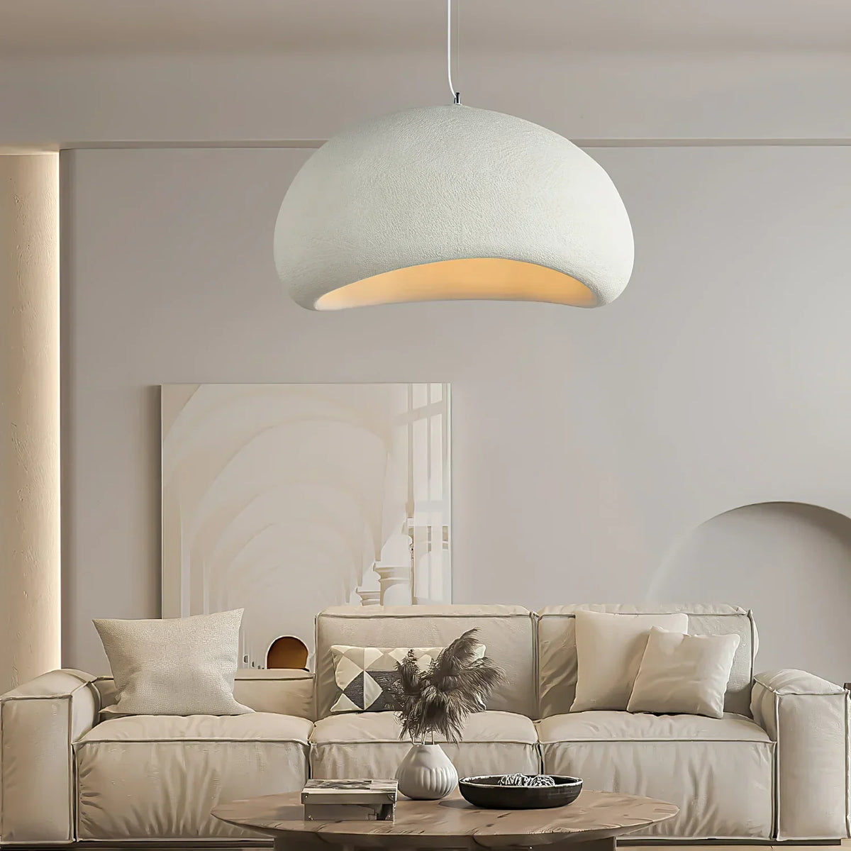 Derox Suspension Nuage Nordique Gris/Blanc/Bleu Salon-Cielum