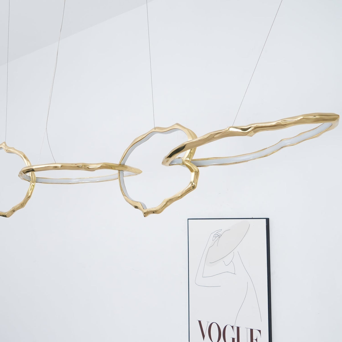 Aballs Lustre Cloud Rings Series en Laiton