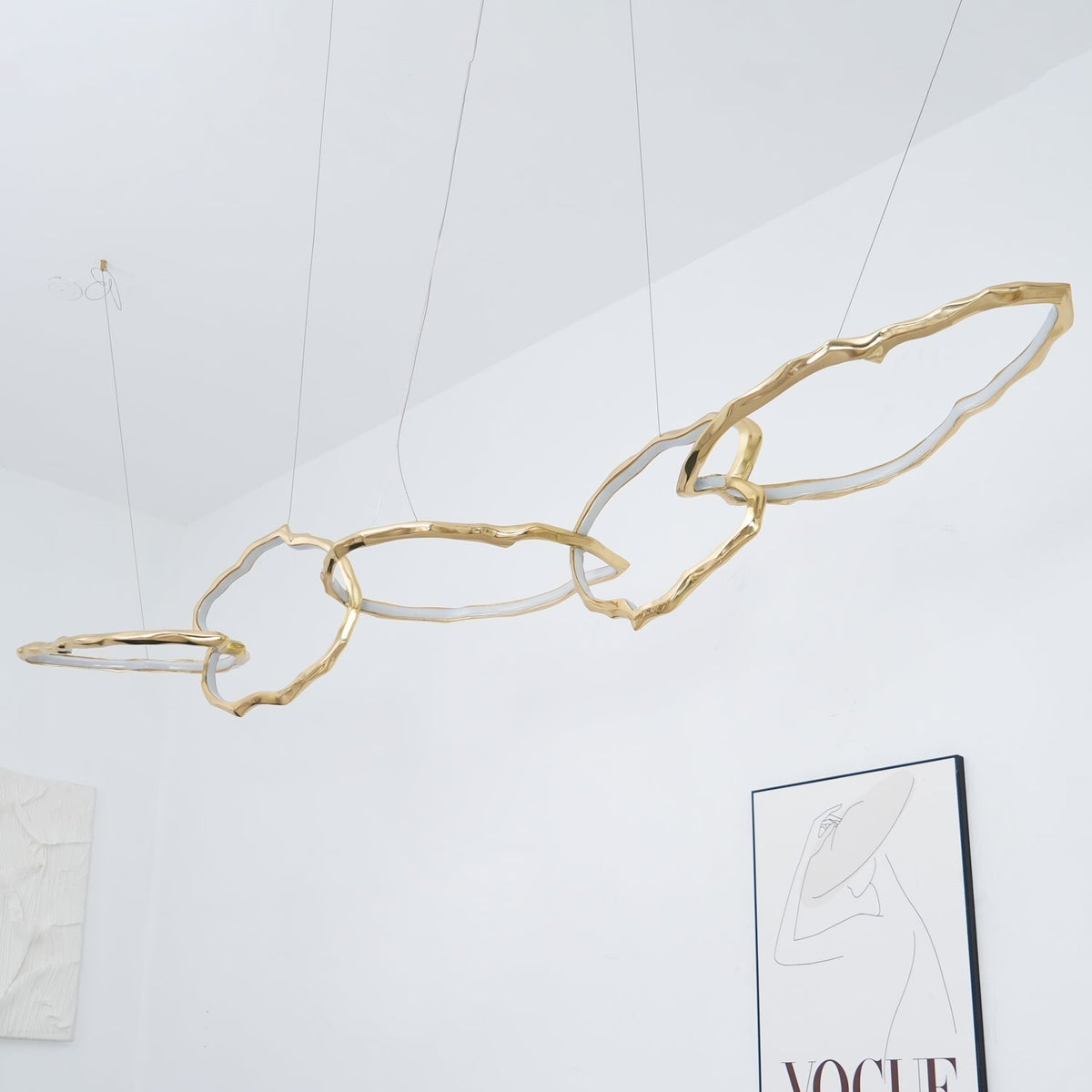 Aballs Lustre Cloud Rings Series en Laiton